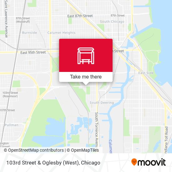 103rd Street & Oglesby (West) map