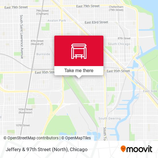 Mapa de Jeffery & 97th Street (North)