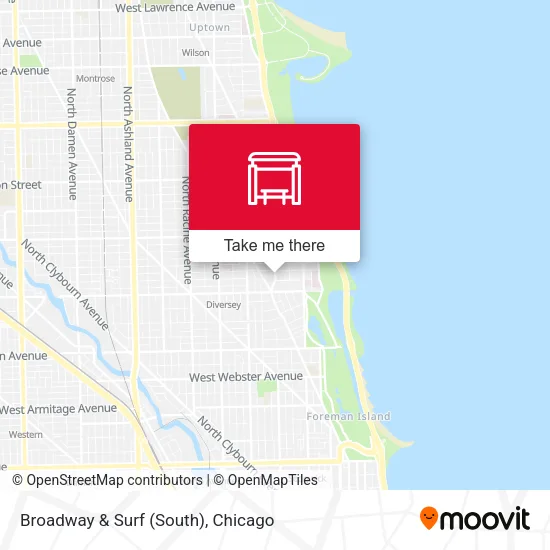 Broadway & Surf (South) map