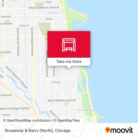 Broadway & Barry (North) map