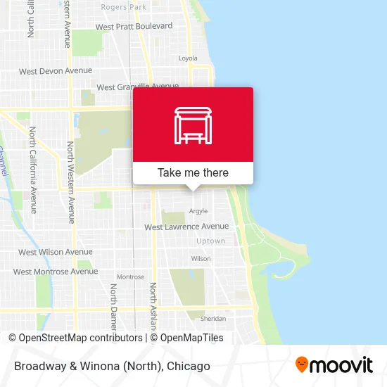 Broadway & Winona (North) map