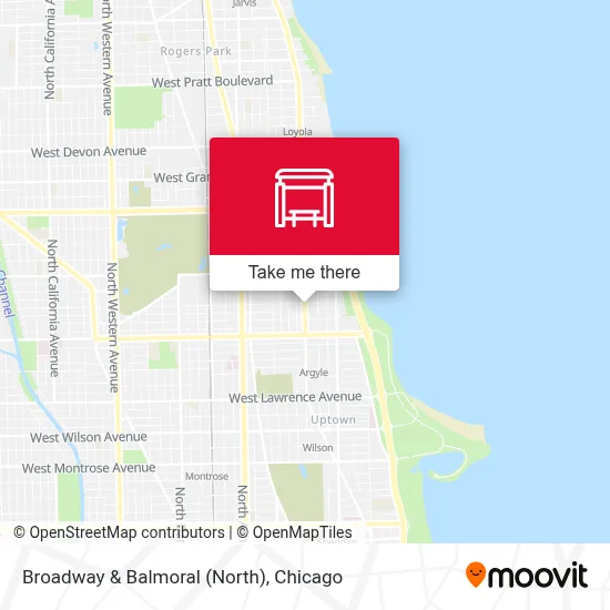 Broadway & Balmoral (North) map