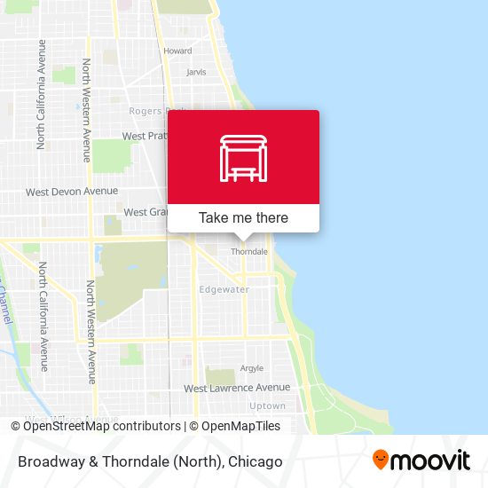 Broadway & Thorndale (North) map