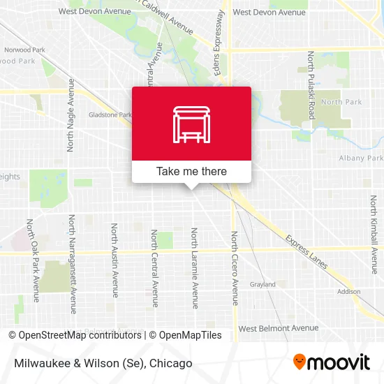 Milwaukee & Wilson (Se) map