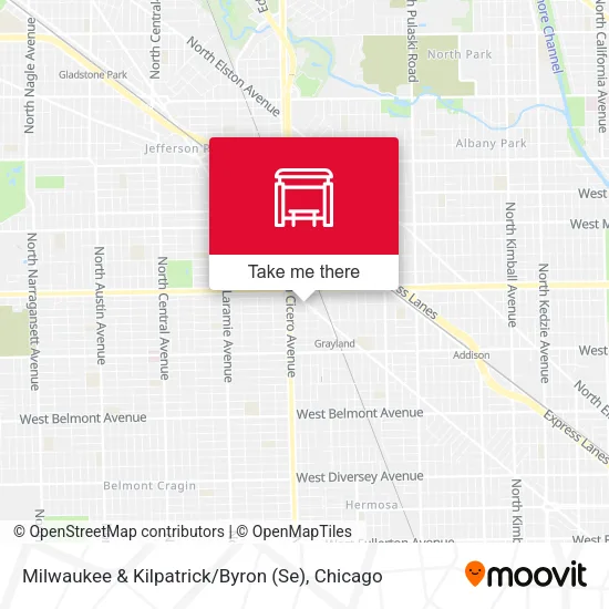 Milwaukee & Kilpatrick / Byron (Se) map