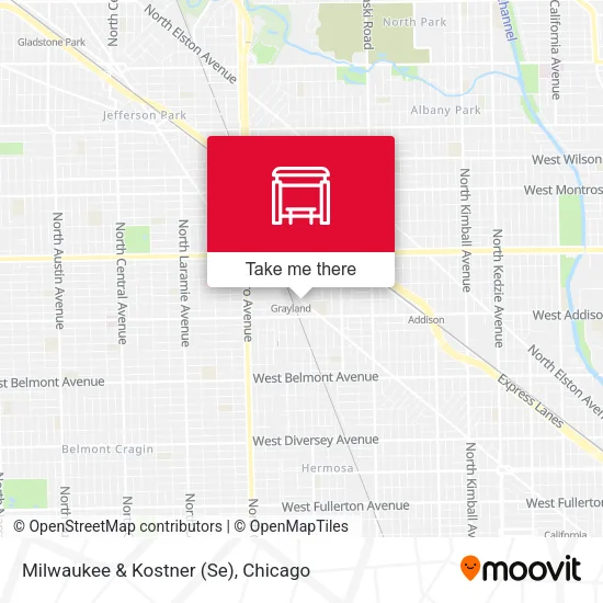 Milwaukee & Kostner (Se) map