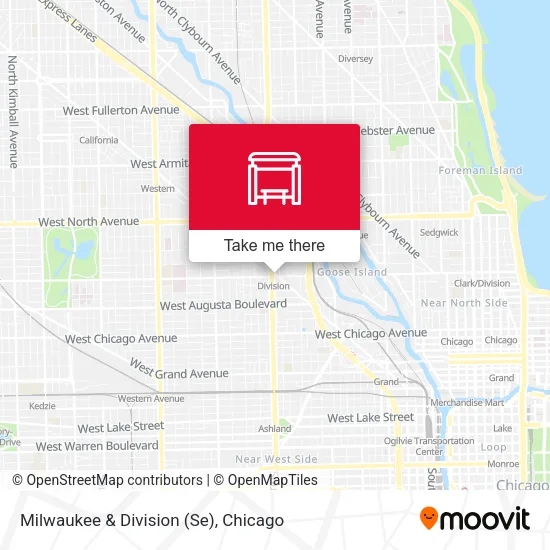 Milwaukee & Division (Se) map