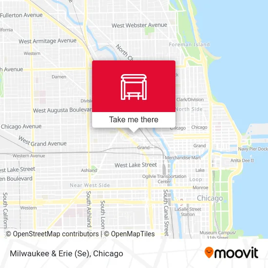 Milwaukee & Erie (Se) map