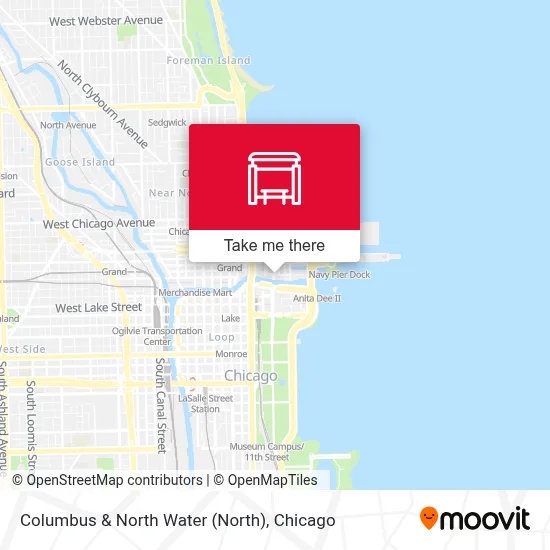 Columbus & North Water map