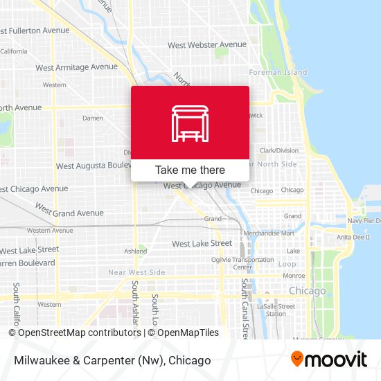 Mapa de Milwaukee & Carpenter (Nw)