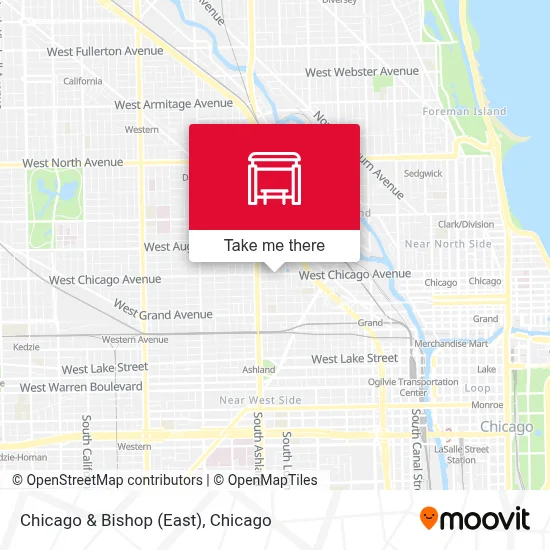 Chicago & Bishop (East) map