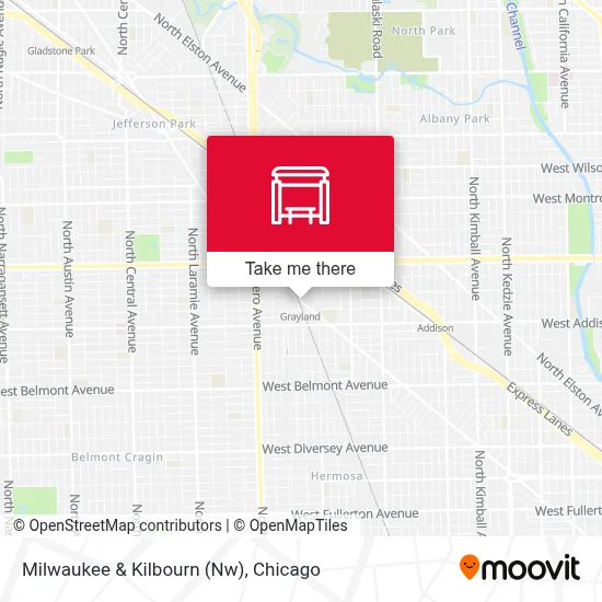 Milwaukee & Kilbourn (Nw) map