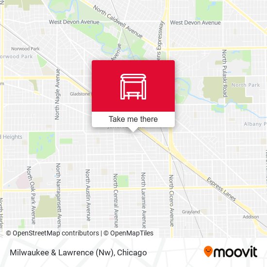 Mapa de Milwaukee & Lawrence (Nw)