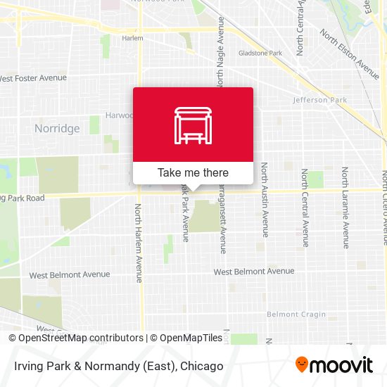 Mapa de Irving Park & Normandy (East)