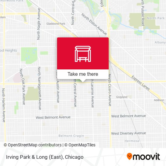 Mapa de Irving Park & Long (East)