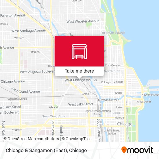 Chicago & Sangamon (East) map