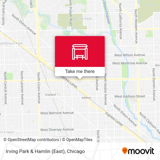 Irving Park & Hamlin (East) map