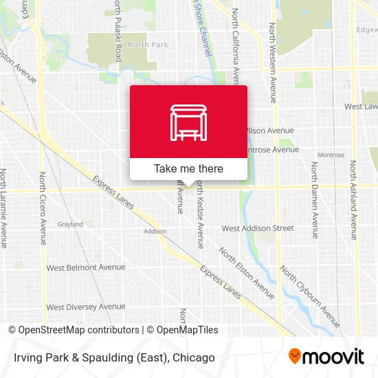 Irving Park & Spaulding (East) map