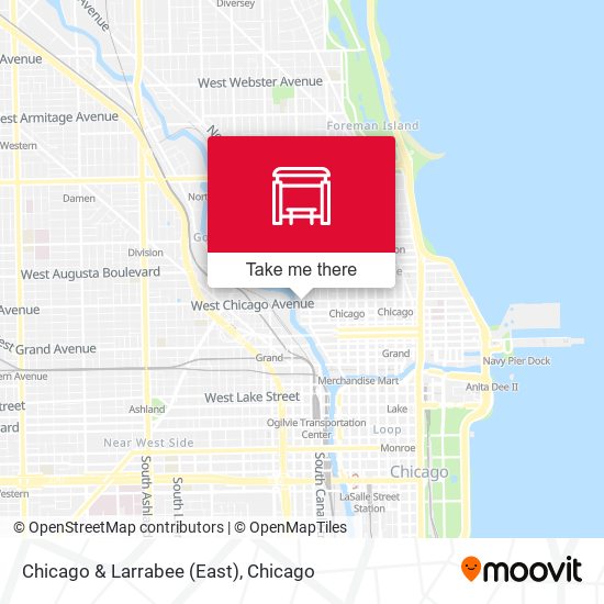 Chicago & Larrabee (East) map