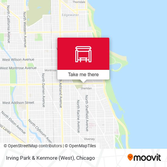 Irving Park & Kenmore (West) map