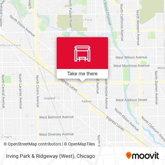 Irving Park & Ridgeway (West) map