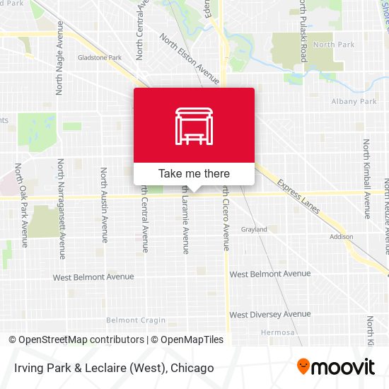 Irving Park & Leclaire (West) map