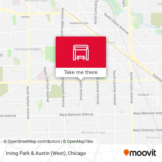 Irving Park & Austin (West) map