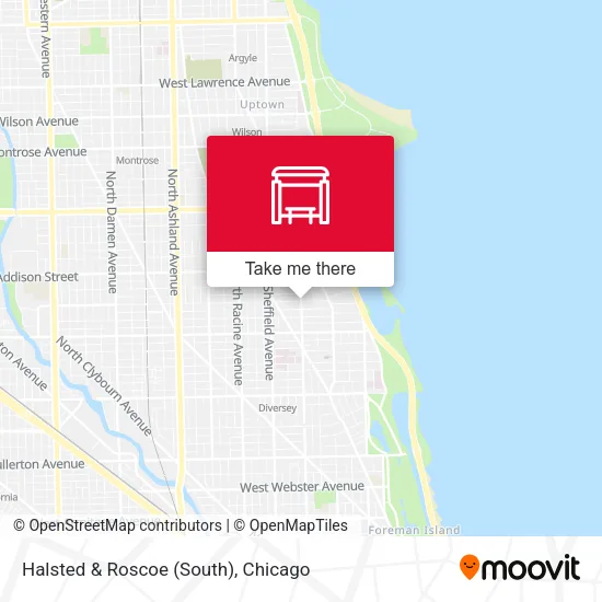 Halsted & Roscoe (South) map