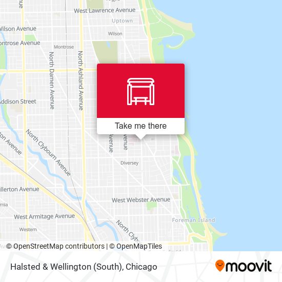 Mapa de Halsted & Wellington (South)