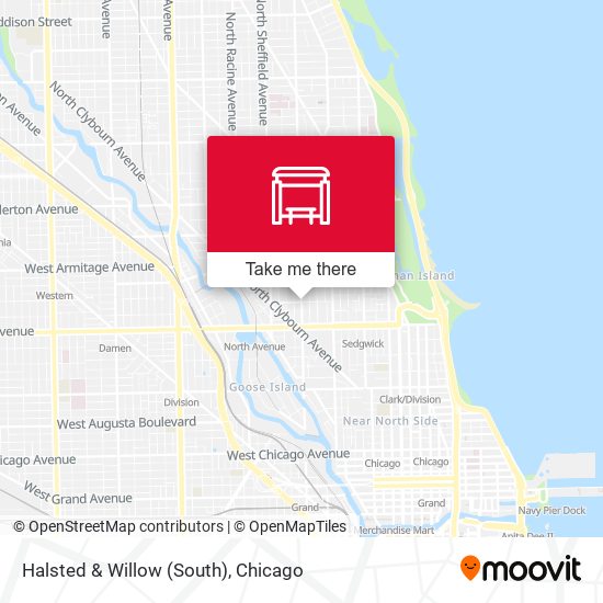 Halsted & Willow (South) map