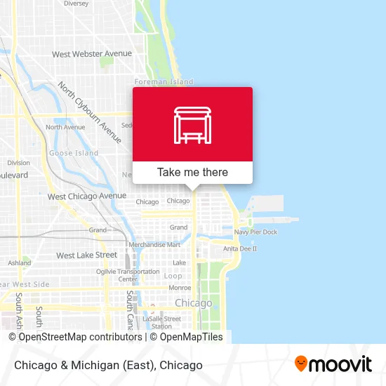 Chicago & Michigan (East) map
