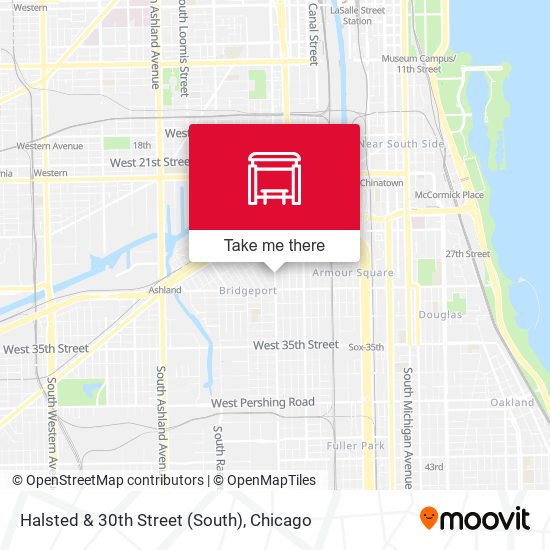 Halsted & 30th Street (South) map