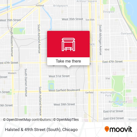 Halsted & 49th Street (South) map
