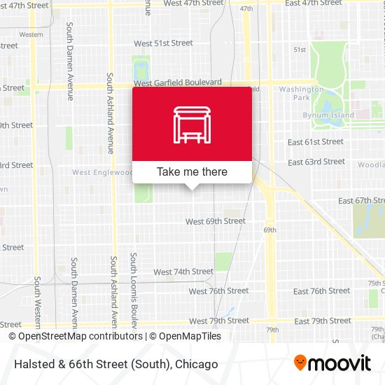 Halsted & 66th Street (South) map
