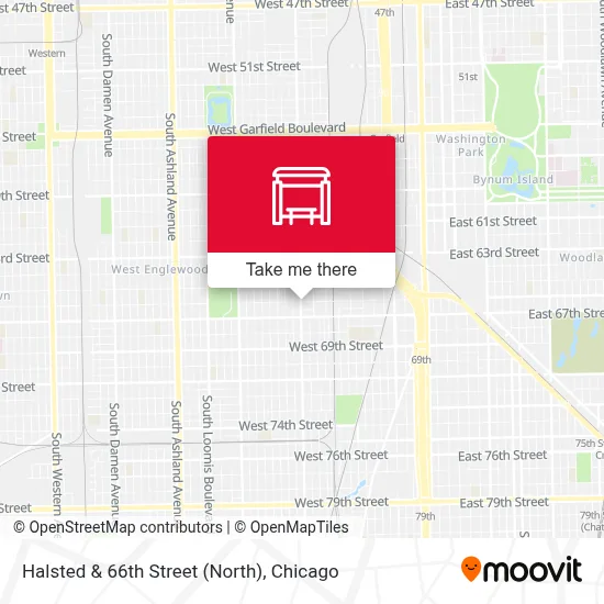 Halsted & 66th Street (North) map