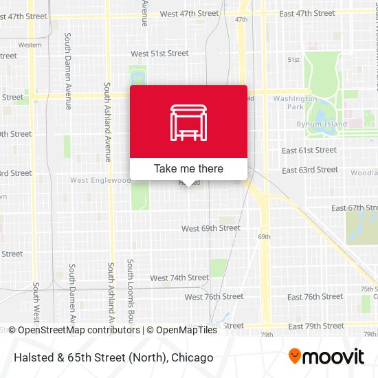 Mapa de Halsted & 65th Street (North)