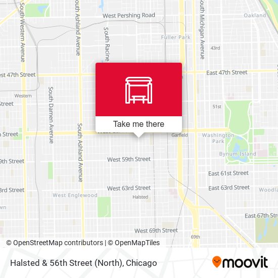 Halsted & 56th Street (North) map