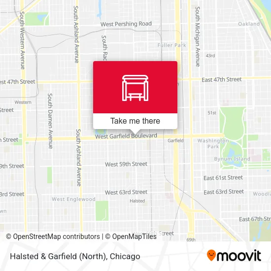 Halsted & Garfield (North) map