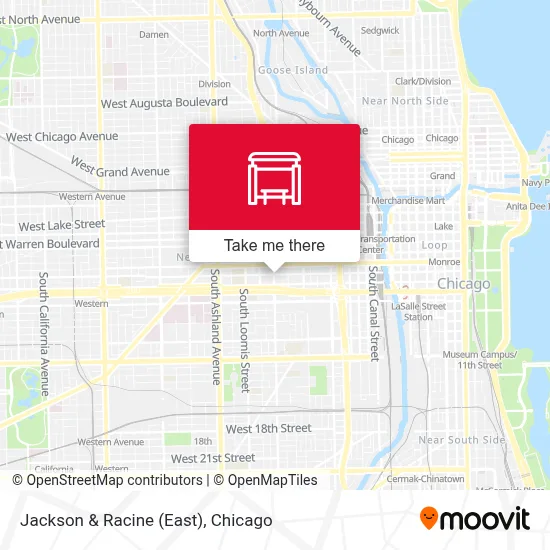 Jackson & Racine (East) map