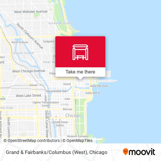 Mapa de Grand & Fairbanks / Columbus (West)