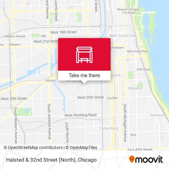 Halsted & 32nd Street (North) map