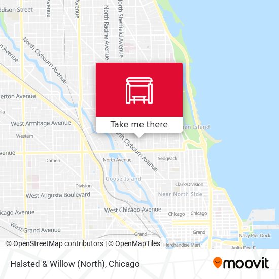 Halsted & Willow (North) map