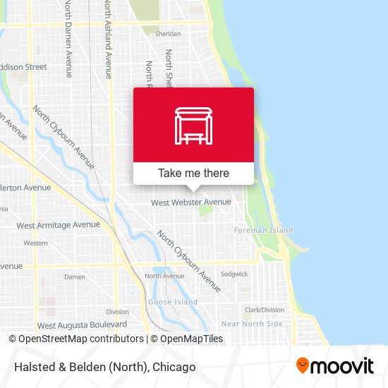 Mapa de Halsted & Belden (North)