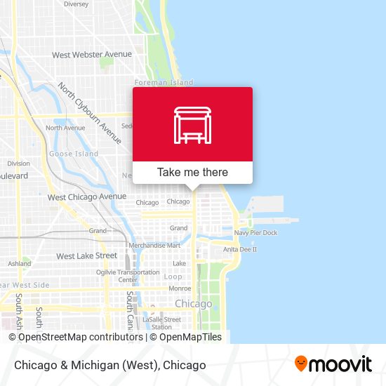 Chicago & Michigan (West) map