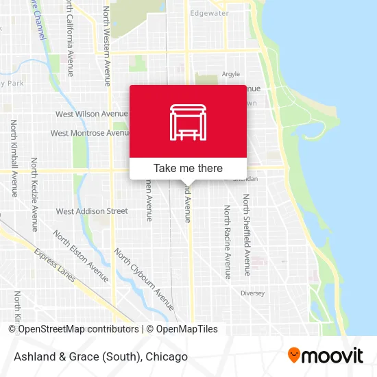Ashland & Grace (South) map