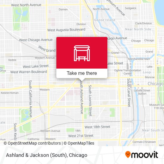 Ashland & Jackson (South) map