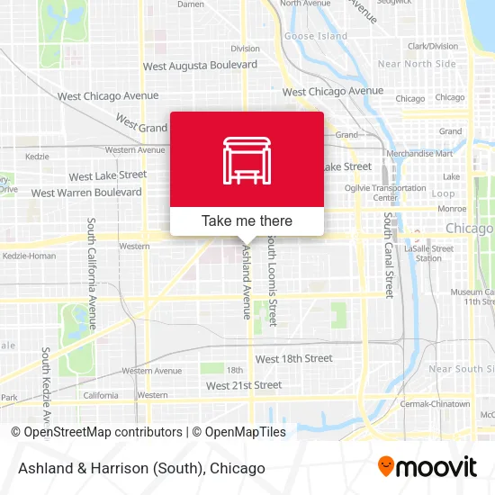 Ashland & Harrison (South) map