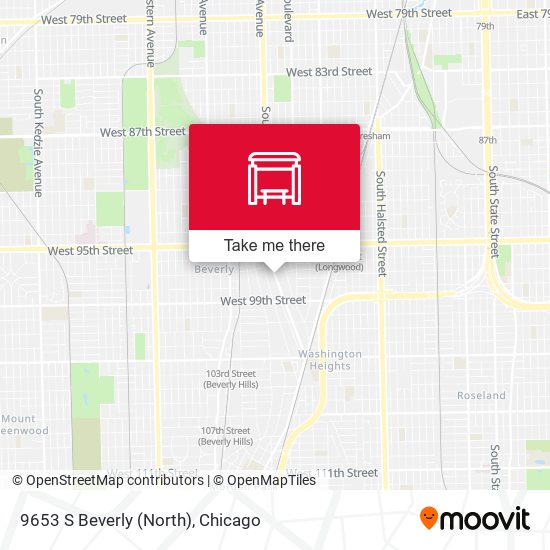 Mapa de 9653 S Beverly (North)