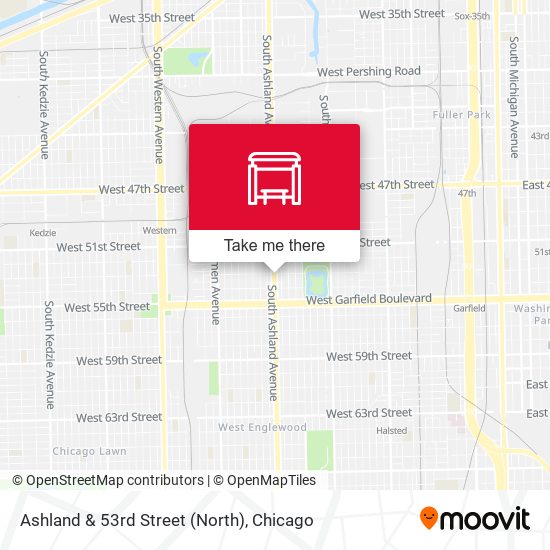 Ashland & 53rd Street (North) map