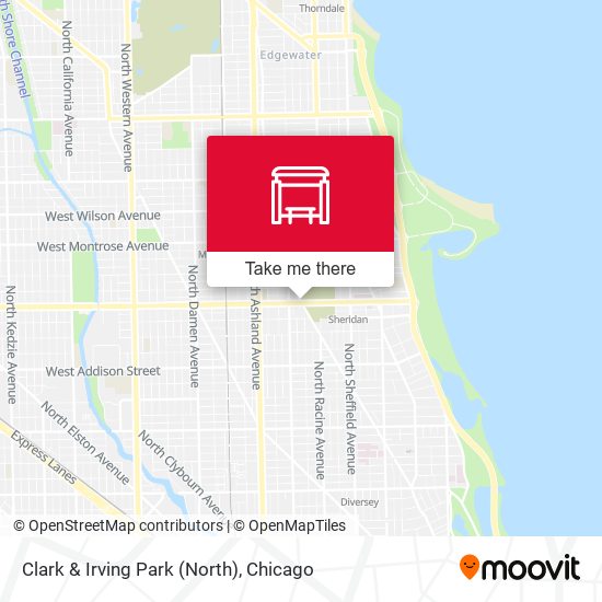 Clark & Irving Park (North) map